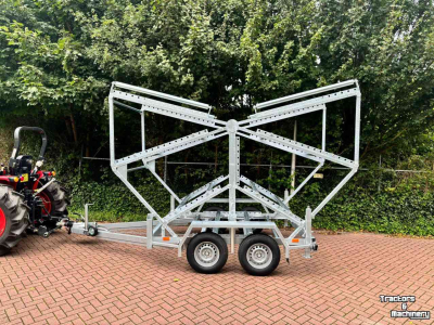 Autres matériel de terrassement et de chantier  ZTS Infra Haspelwagen 3500V buizenwagen