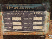 Tonneau de lisier Ipsa 2600 liter mesttank giertank vacuumtank waterwagen