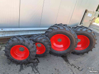 Roues, Pneus, Jantes, Barillets Jumelage  480/65R28 + 340/65R18