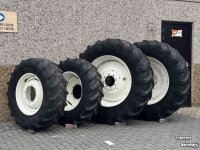 Roues, Pneus, Jantes, Barillets Jumelage Michelin Set Michelin (18.4R38) 460/85R38 en Trelleborg (14.9R28) 380/85R38 voor NewH T6.xxx