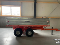 Benne agricole  Kipper mini compact tractor 2,5 ton Max tandemstel