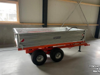 Benne agricole  Kipper mini compact tractor 2,5 ton Max tandemstel
