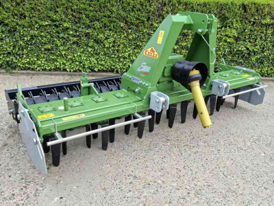 Herse rotative Celli Energy 300 kopeg met pakker-rol