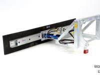 Rabot caoutchouc Qmac Modulo rubberschuif straatschuif slijkschuif aanbouw Schaeff