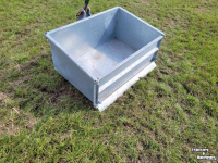 Transport godets de tracteur  Transportbak gegalvaniseerd 1 & 1,25 mtr