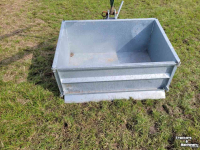 Transport godets de tracteur  Transportbak gegalvaniseerd 1 & 1,25 mtr