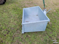 Transport godets de tracteur  Transportbak gegalvaniseerd 1 & 1,25 mtr