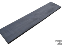 Rabot caoutchouc Qmac RUBBERMAT 1.20 ZONDER STAAL