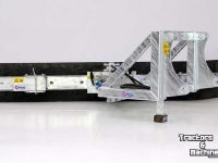 Rabot caoutchouc Qmac Rubber voerschuif Terex aanbouw