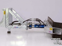 Rabot caoutchouc Qmac Rubber voerschuif Terex aanbouw