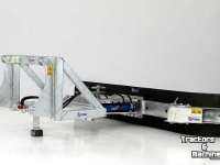 Rabot caoutchouc Qmac Rubber voerschuif Terex aanbouw