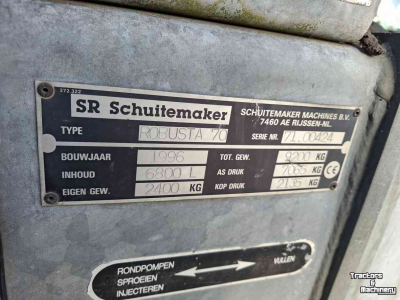 Tonneau de lisier Slootsmid schuitemaker Robusta 7.0