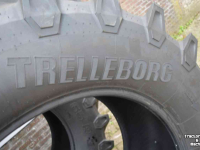 Roues, Pneus, Jantes, Barillets Jumelage Trelleborg 650/65r38 demontage