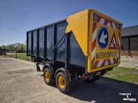 Remorque à aspirateur de feuilles / d‘herbe Veenhuis Zuigwagen / kipper