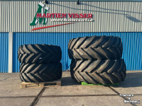 Roues, Pneus, Jantes, Barillets Jumelage Trelleborg Set 710/60R42+600/60R30 10-G