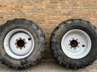 Roues, Pneus, Jantes, Barillets Jumelage Trelleborg 380/85R28 30% TM 600