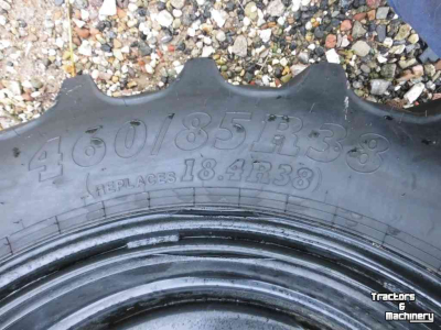Roues, Pneus, Jantes, Barillets Jumelage BKT 460/85x38