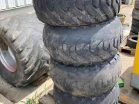 Roues, Pneus, Jantes, Barillets Jumelage Alliance 400/55-17.5