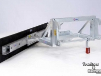 Autres matériel et accessoires d´étable Qmac Rubber barn scraper 2.70 mtr hook up Kramer