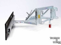 Autres matériel et accessoires d´étable Qmac Rubber barn scraper 2.70 mtr hook up Kramer
