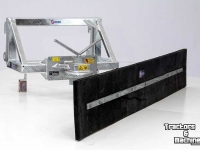 Autres matériel et accessoires d´étable Qmac Rubber barn scraper 2.70 mtr hook up Kramer