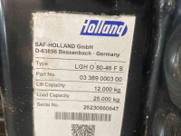 Camion  SAF-Holland LGH O 80-46 F S steunpoten