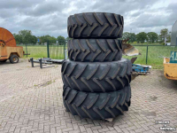 Roues, Pneus, Jantes, Barillets Jumelage  Set Mitas 540/65R34 + 440/65R24 wielen nieuw op velg