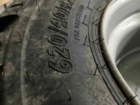 Roues, Pneus, Jantes, Barillets Jumelage BKT 620/40R22,5, incl. velg!