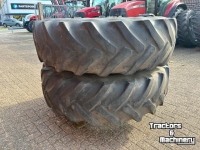 Roues, Pneus, Jantes, Barillets Jumelage  Good Year 18.4R38 Dubbellucht 