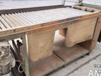 Convoyeur Schouten Leesband 2200X1000 ROLLENLEESTAFEL ROLLER INSPECTION BELT ROLLENVERLESETISCH