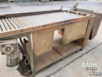 Convoyeur Schouten Leesband 2200X1000 ROLLENLEESTAFEL ROLLER INSPECTION BELT ROLLENVERLESETISCH