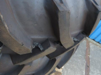 Roues, Pneus, Jantes, Barillets Jumelage  4x 10.0/75R15.3 Banden met binnenband