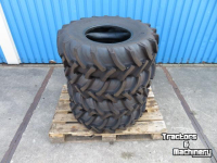 Roues, Pneus, Jantes, Barillets Jumelage  4x 10.0/75R15.3 Banden met binnenband