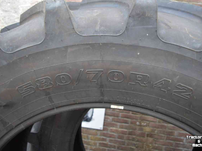 Roues, Pneus, Jantes, Barillets Jumelage Firestone 580/70r42 demontage
