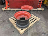 Roues, Pneus, Jantes, Barillets Jumelage  16.00x22.5 Velgen | Rood