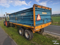 Benne agricole Rolland bh90 9 tons tandemas kipper