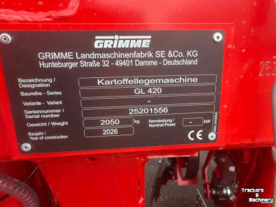 Planteuse de pommes de terre Grimme GL420
