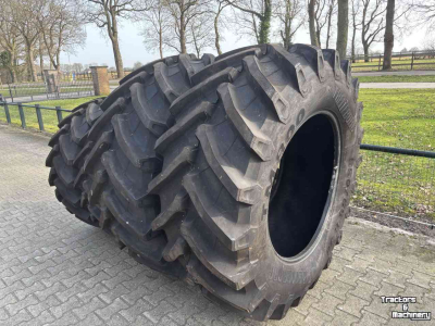 Roues, Pneus, Jantes, Barillets Jumelage Trelleborg 650/65R38 en 540/65R28 TM800 Nieuw