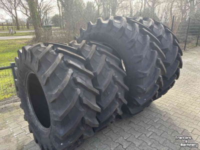 Roues, Pneus, Jantes, Barillets Jumelage Trelleborg 650/65R38 en 540/65R28 TM800 Nieuw