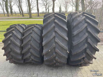 Roues, Pneus, Jantes, Barillets Jumelage Trelleborg 650/65R38 en 540/65R28 TM800 Nieuw