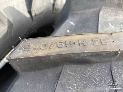Roues, Pneus, Jantes, Barillets Jumelage Trelleborg 650/65R38 en 540/65R28 TM800 Nieuw
