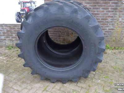 Roues, Pneus, Jantes, Barillets Jumelage BKT agrimax v-flecto 540/65r28