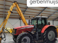 Bras avec tondeuse à fléaux Herder Grenadier MBK 513 LSH 8.5 of 7.25 meter giek joystick-bediening
