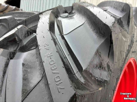 Roues, Pneus, Jantes, Barillets Jumelage  Trelleborg VF710/60R42 op velg 10 gats