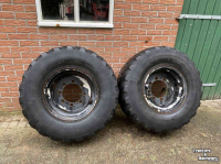 Roues, Pneus, Jantes, Barillets Jumelage Dunlop 405/70 R20