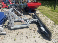 Rabot caoutchouc Qmac 300 hydr schuinstelling +hoek  JCB en paletvork