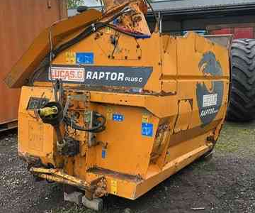 Distributeur de paille pour des logettes Lucas Raptor Plus C