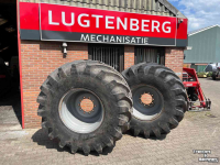 Roues, Pneus, Jantes, Barillets Jumelage Alliance 800/65R32 Agristar banden op 10 gaats velg