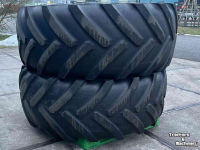 Roues, Pneus, Jantes, Barillets Jumelage Michelin 2x Mach X BiB 710/70R38 Banden