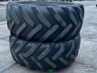 Roues, Pneus, Jantes, Barillets Jumelage Michelin 2x Mach X BiB 710/70R38 Banden